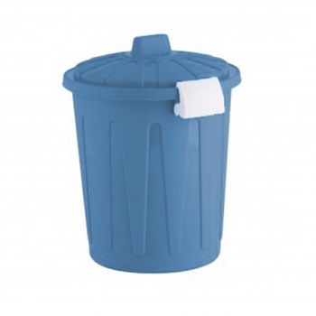 Cos universal Cassatex, 8 l, capac, culoare bluemarin Cos universal Cassatex, 8 l, capac, culoare bluemarin