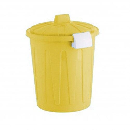 Cos universal Cassatex, 8 l cu capac, culoare galben