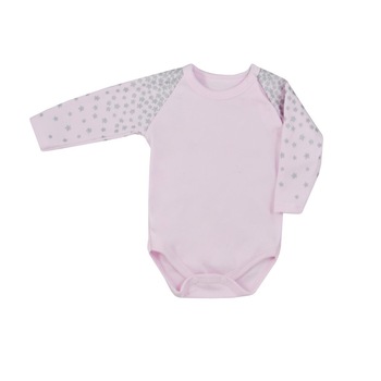 Body cu maneca lunga pentru fete Koala Bratki 08-380R, Roz 55313 Body cu maneca lunga pentru fete Koala Bratki 08-380R, Roz 55313