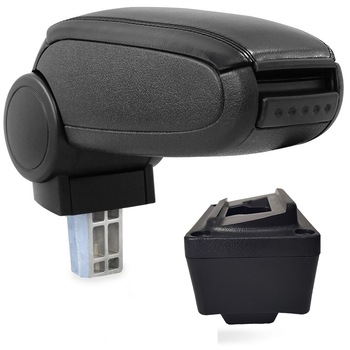 Cotiera Audi A3 8L (09.1996-06.2003) marca aVr - negru piele ecologica Cotiera Audi A3 8L (09.1996-06.2003) marca aVr - negru piele ecologica