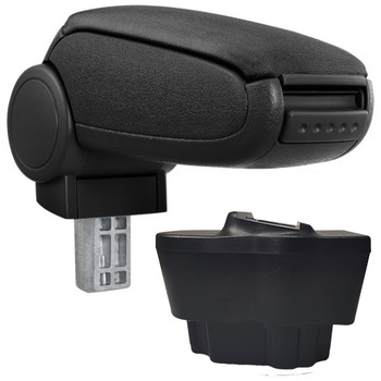 Cotiera Opel Corsa D (07.2006-2014) marca aVr - negru textil Cotiera Opel Corsa D (07.2006-2014) marca aVr - negru textil