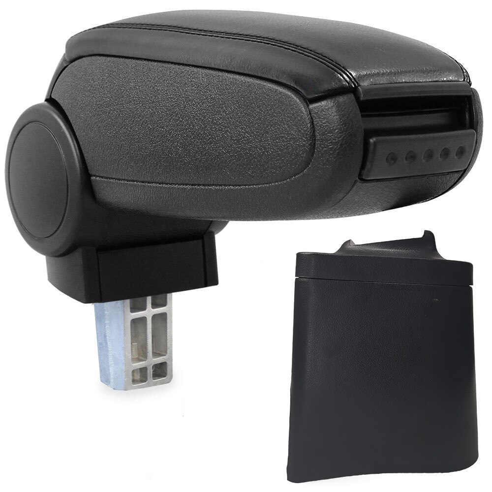 Cotiera Seat Ibiza 3 III 6L (02.2002-11.2009) marca aVr - negru piele ecologica