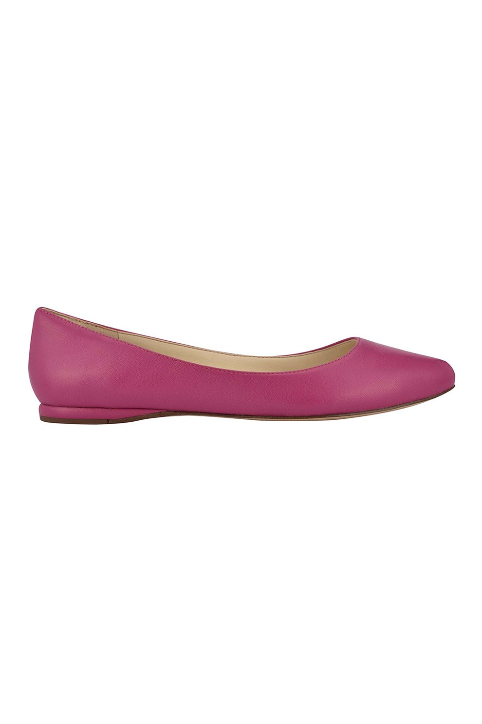 NINE WEST, Balerini de piele cu varf ascutit Speakup