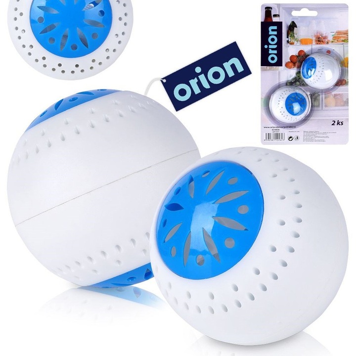 Set 2 Absorbante De Miros, Orion, 5x5x5.2 cm, Fabricate Din Material Plastic, Umplutura Din Carbune Activ, Eficienta 3-6 Luni, Multicolor