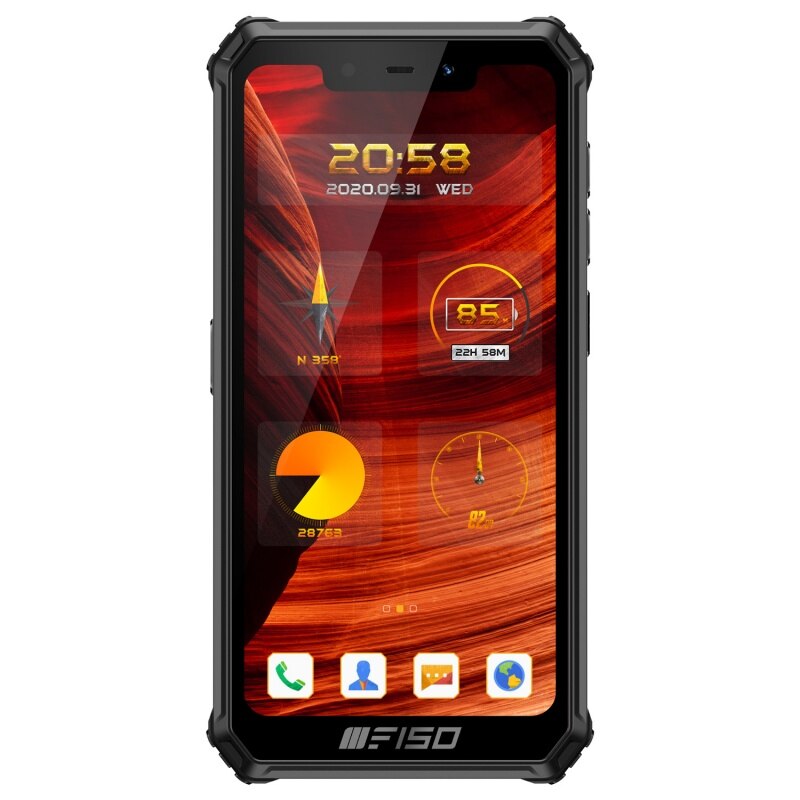 Telefon mobil F150 B2021, Dual SIM, 64GB ROM, 6GB RAM, 4G, Negru