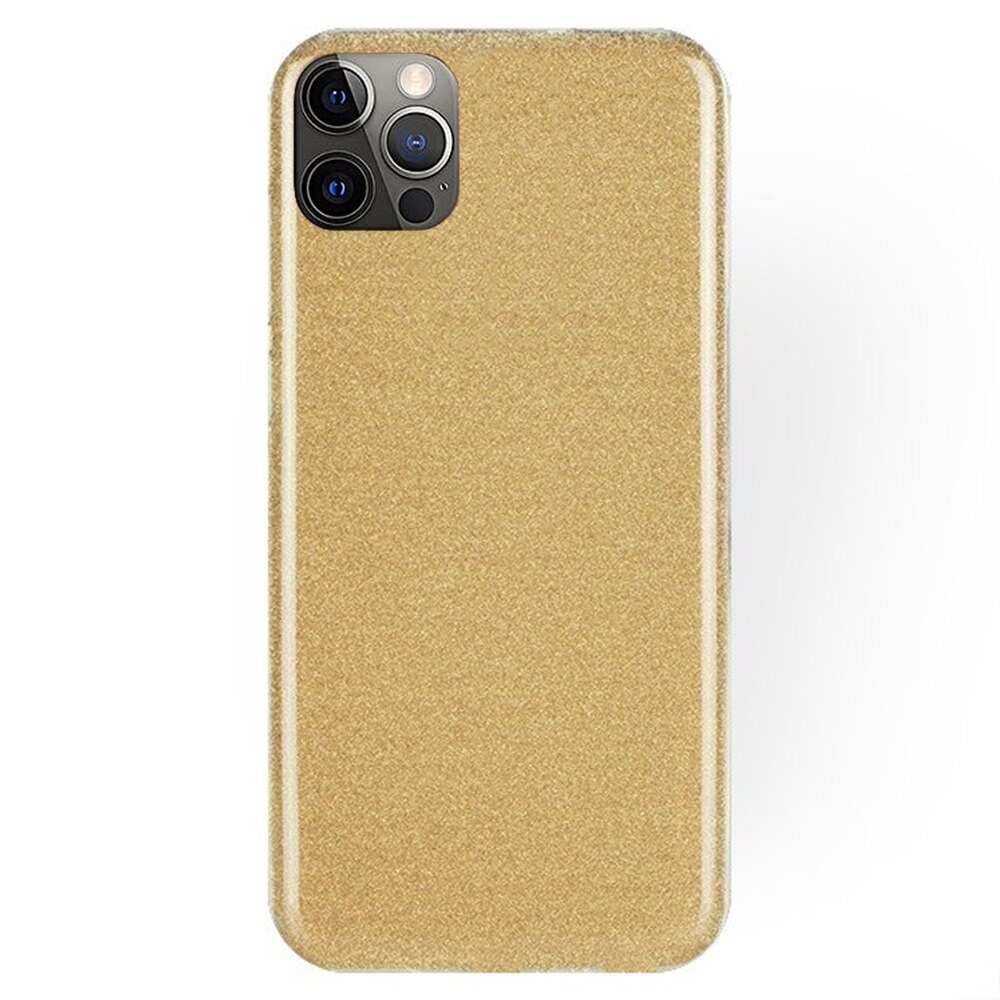 Husa compatibila cu iPhone 12 Pro Max shiny Auriu