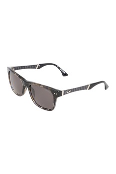 Zadig & voltaire, Ochelari de soare cu rama cu model, Negru, 52-18-140 Standard Zadig & voltaire, Ochelari de soare cu rama cu model, Negru, 52-18-140 Standard