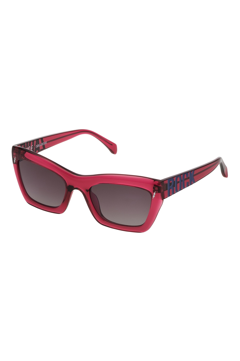 Zadig & voltaire, Ochelari de soare cat-eye, Rosu inchis, 53-21-140 Standard