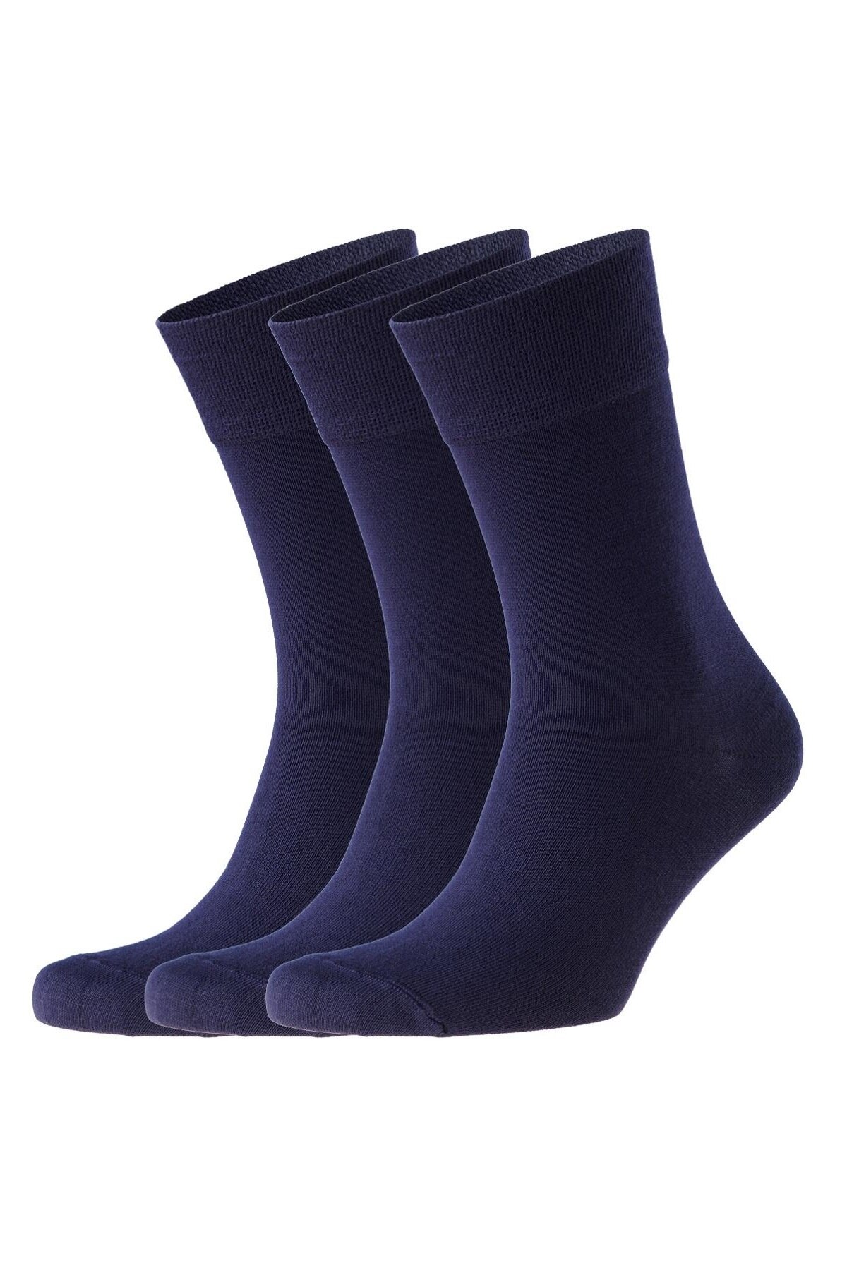 Set 3 perechi sosete lungi, Friends, 6391, Bumbac/Elastan, Bluemarin, 43-46