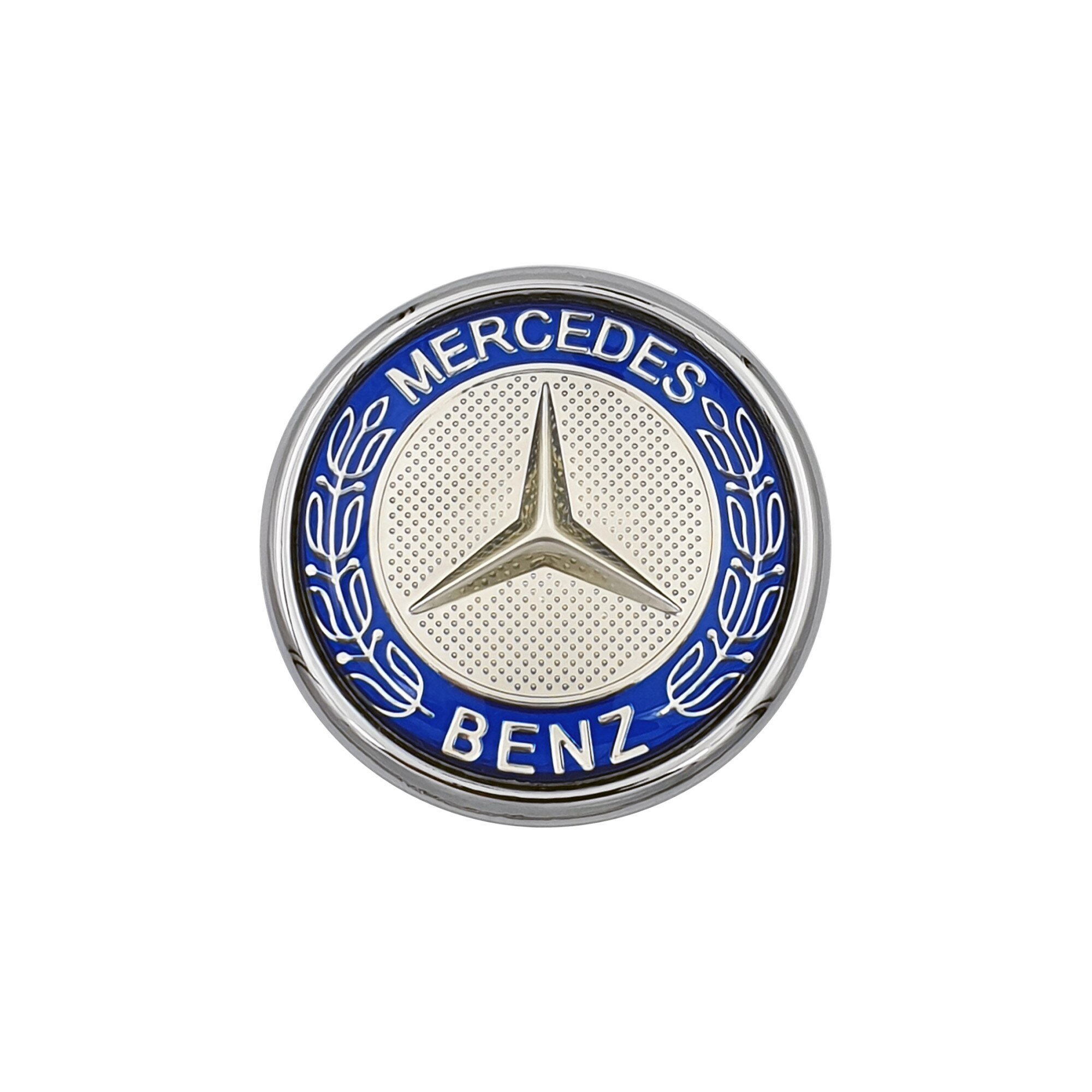 Emblema Capota compatibila Mercedes, 45mm, Sky Blue