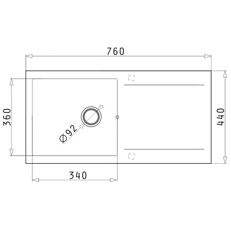Pachet chiuveta granit Pyramis Magic + Baterie pipa inalta, 760x440 mm, adancime 170 mm, montare pe blat, cuva reversibila, Graphite Carbon