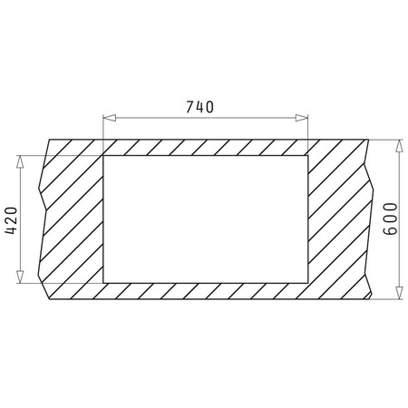 Pachet chiuveta granit Pyramis Magic + Baterie pipa inalta, 760x440 mm, adancime 170 mm, montare pe blat, cuva reversibila, Graphite Carbon