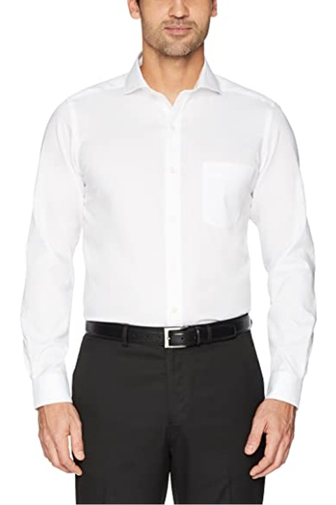 Férfi gombos ing, pamut, Fehér