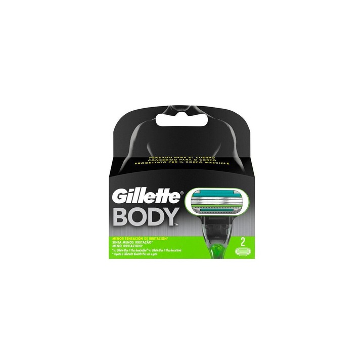 Rezerve aparat de ras, Gillette, Body, 2 Bucati
