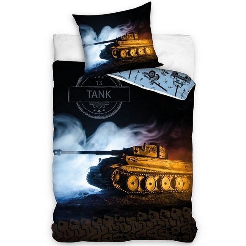 Lenjerie de pat din bumbac Carbotex, Razboi, 140x200cm