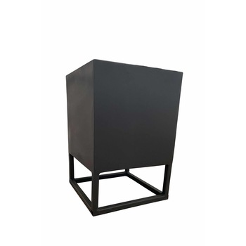 Suport flori din metal, negru, 25 x 25 x 35 cm Aldo S, 001 Suport flori din metal, negru, 25 x 25 x 35 cm Aldo S, 001