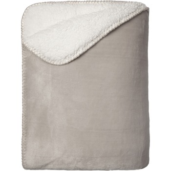 Patura cu blanita Dove Mistral Home, 130x170 cm, poliester, alb/bej Patura cu blanita Dove Mistral Home, 130x170 cm, poliester, alb/bej