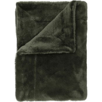 Patura cu blanita Fake Rabbit Mistral Home, 130x170 cm, poliester, verde inchis Patura cu blanita Fake Rabbit Mistral Home, 130x170 cm, poliester, verde inchis