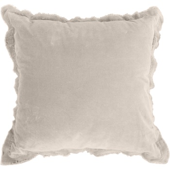 Pernuta decorativa Velvet Stonewash Mistral Home, 45x45 cm, poliester, crem Pernuta decorativa Velvet Stonewash Mistral Home, 45x45 cm, poliester, crem