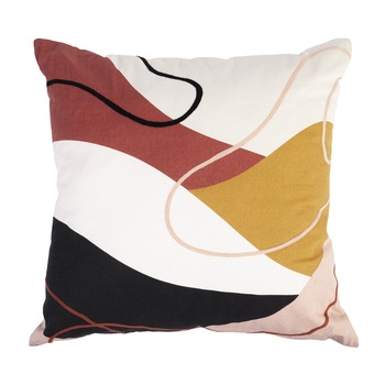 Pernuta decorativa Abstract Landscape Mistral Home, 45x45 cm, 100% bumbac, multicolor Pernuta decorativa Abstract Landscape Mistral Home, 45x45 cm, 100% bumbac, multicolor