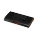 Калъф за телефон, съвместим с Verykool Cosmo S5528, с магнитно затваряне, въртене на 360°, синтетична кожа, черен
