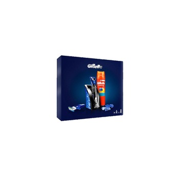 Set aparat de barbierit multifunctional si gel Ultra Sensitive, Gillette, Fusion 5, 200 ml Set aparat de barbierit multifunctional si gel Ultra Sensitive, Gillette, Fusion 5, 200 ml