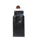 Калъф за телефон, съвместим със Spice Stellar 519 Mi-519, с щипка за колан, въртящ се, магнитно затваряне, естествена кожа, черен