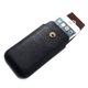 Калъф за телефон, съвместим с Prestigio Multiphone 5504 Duo, вертикална каишка с магнитно затваряне, синтетична кожа, черен