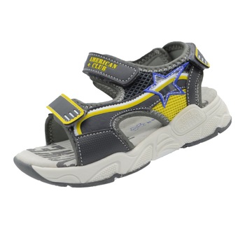 Sandale ortopedice pentru baieti American Club XD16/21G_27-3421, Gri 54940 Sandale ortopedice pentru baieti American Club XD16/21G_27-3421, Gri 54940