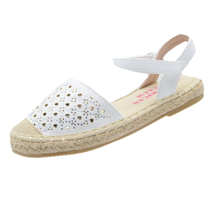 Сандали за момиче American Club 19/20A_32, Бели 55272