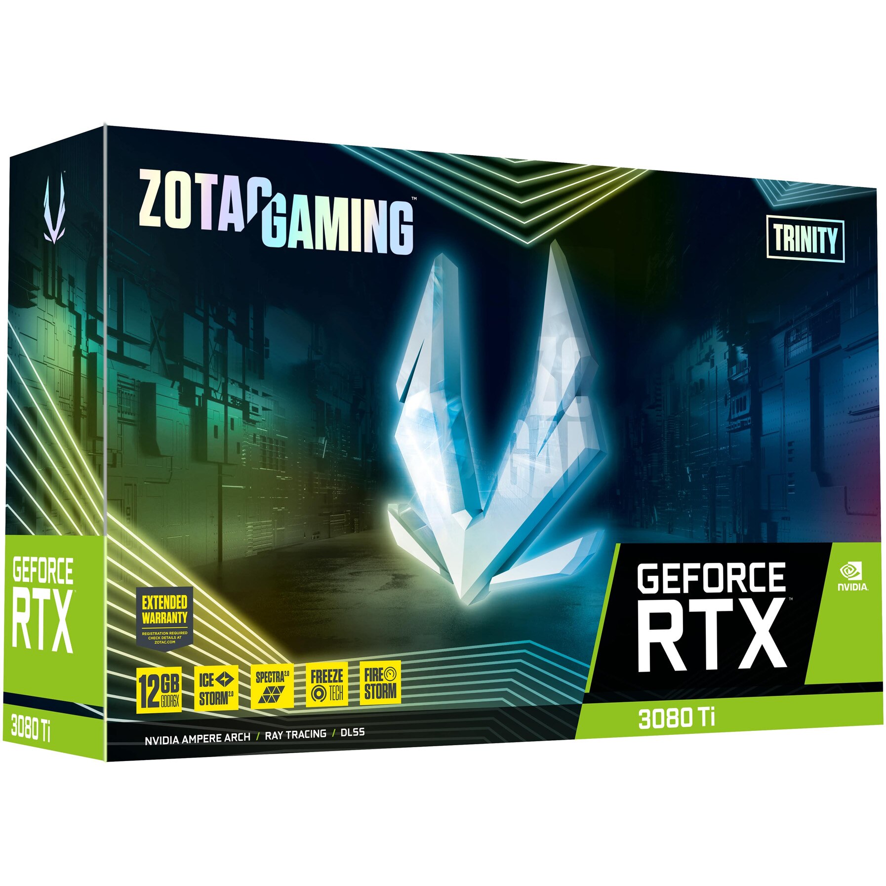 ZOTAC RTX 3080 10GB　（Soulful) Placa video ZOTAC GAMING GeForce® RTX™ 3080 Ti Trinity, 12GB