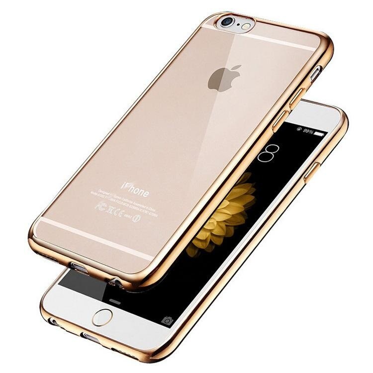 Husa din silicon Electroplating pentru IPHONE 6 PLUS, auriu