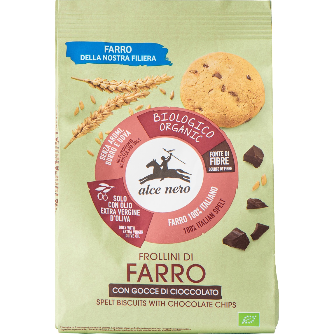 Biscuiti grau spelta BIO Alce Nero, 300g