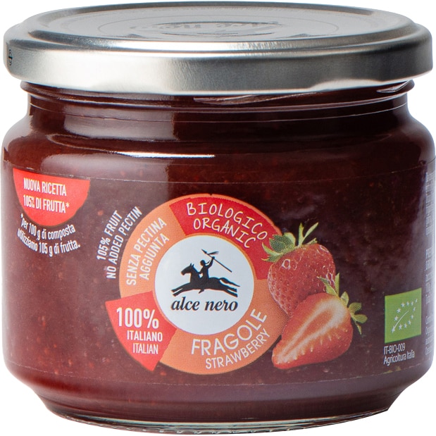 Gem de capsune BIO Alce Nero, 270g