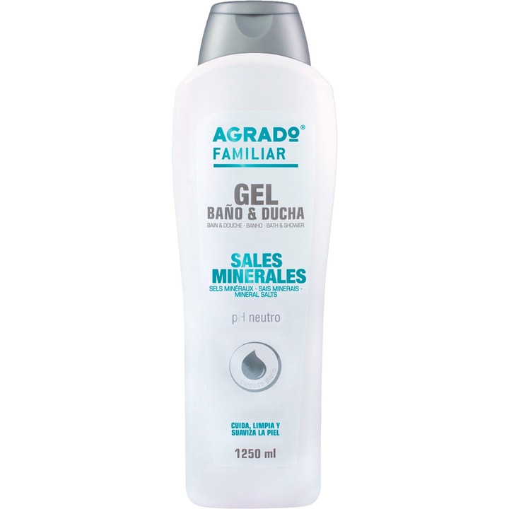 Tusfürdő semleges PH ásványi sókkal 1250ml Agrado