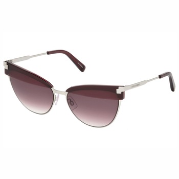 Ochelari de soare dama Dsquared2 Linda Cat Eye Silver/Bordeaux Degrade DQ0276/S-16T Ochelari de soare dama Dsquared2 Linda Cat Eye Silver/Bordeaux Degrade DQ0276/S-16T