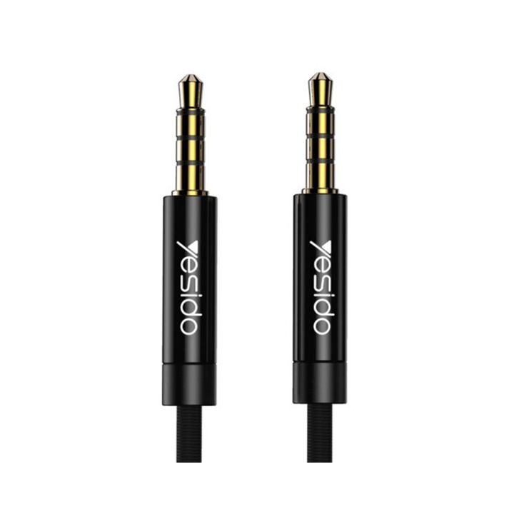 Cablu Audio Jack la Jack 2m - Yesido (YAU15) - Black