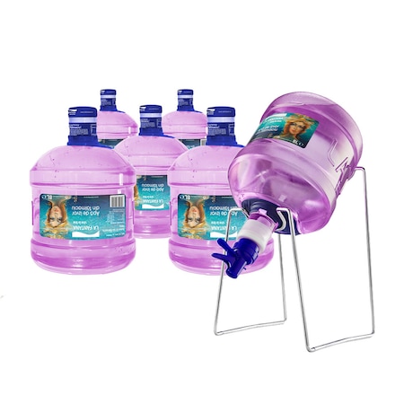 Pachet Start apa plata de izvor din Talmaciu 6x8, kit de utilizare inclus, La Fantana, include ambalajele reutilizabile, 48 L