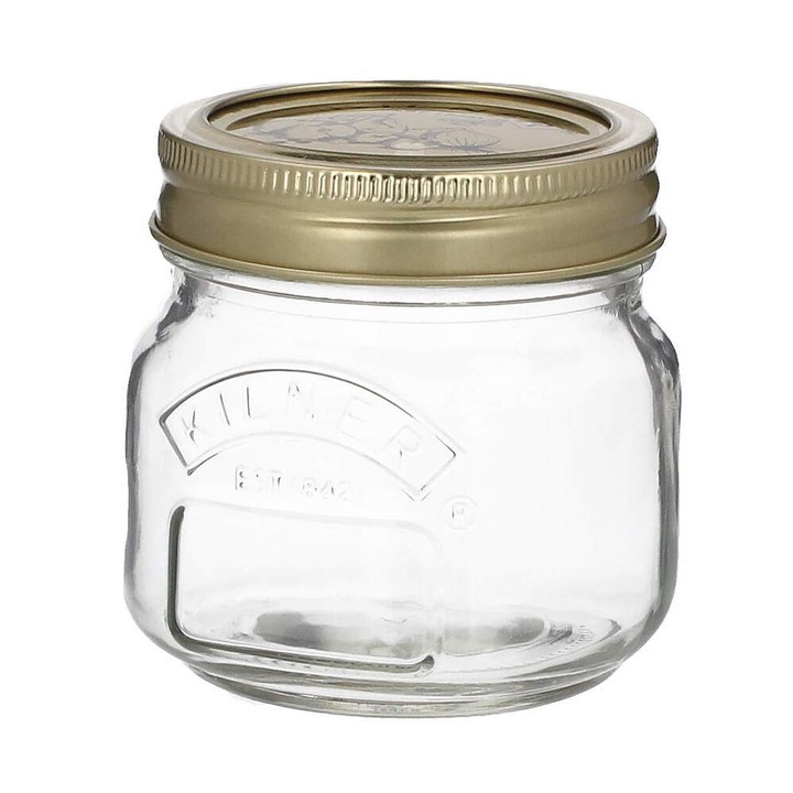 Borcan de sticla pentru depozitare Kilner, 0.2 l