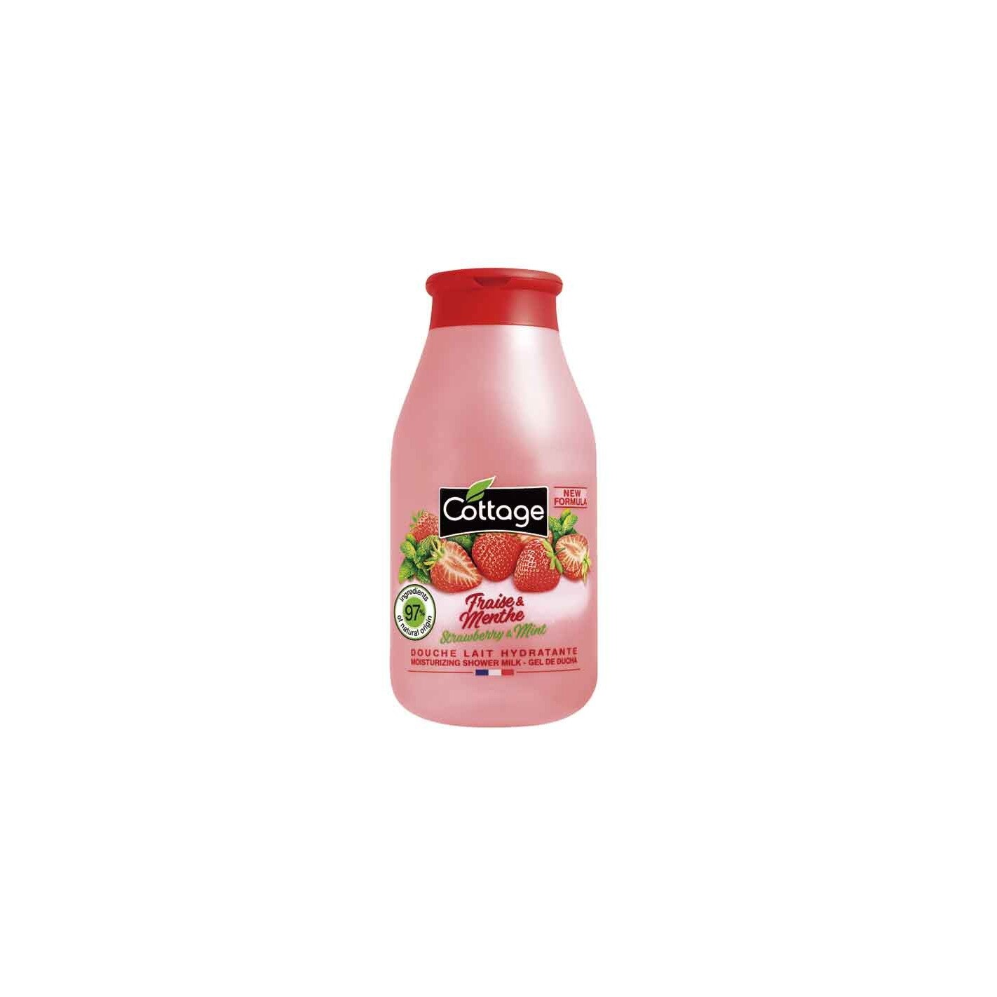 Gel de dus Cottage, Capsuni, 250 ml