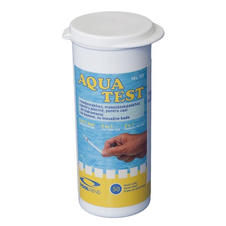 POOLTREND vízelemző, 50 db tesztcsík PH+CL