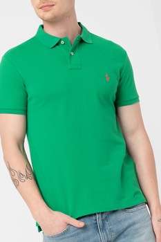 Polo Ralph Lauren, Tricou polo slim fit Classics, Verde Polo Ralph Lauren, Tricou polo slim fit Classics, Verde
