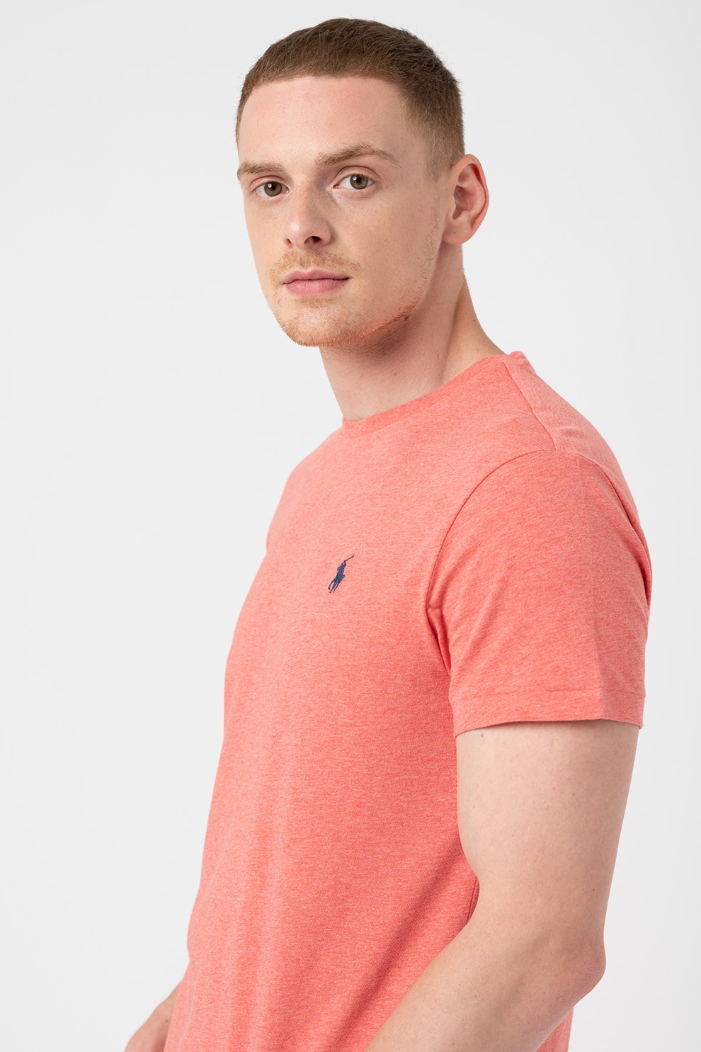 Polo Ralph Lauren, Tricou polo slim fit de bumbac Classics, Rosu melange