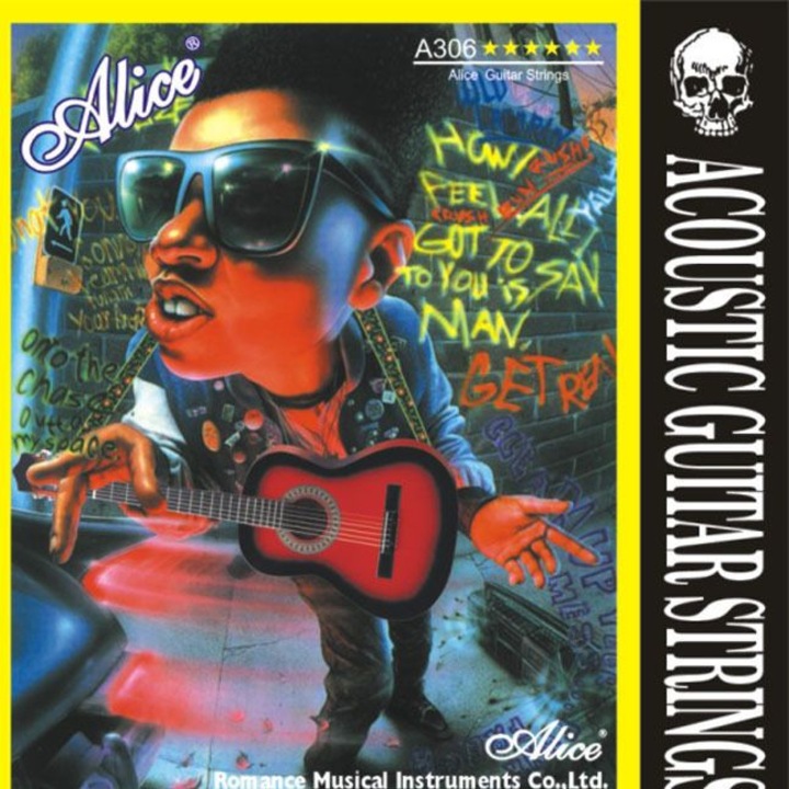 Set Corzi Chitara Acustica Alice A 306 XL