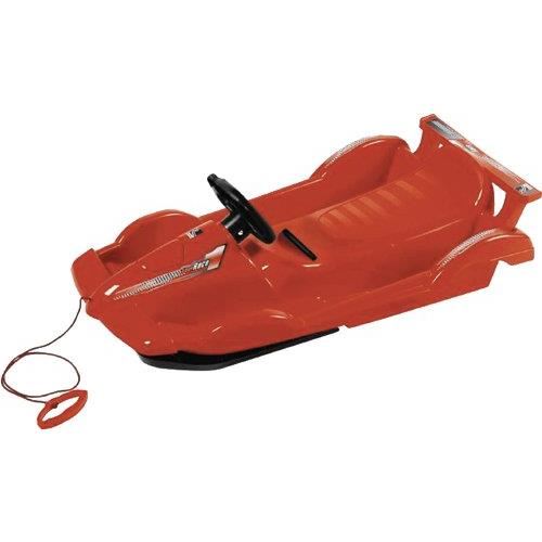 Sanie plastic cu ghidon otel Alpen Race 55x100x31cm, rosu