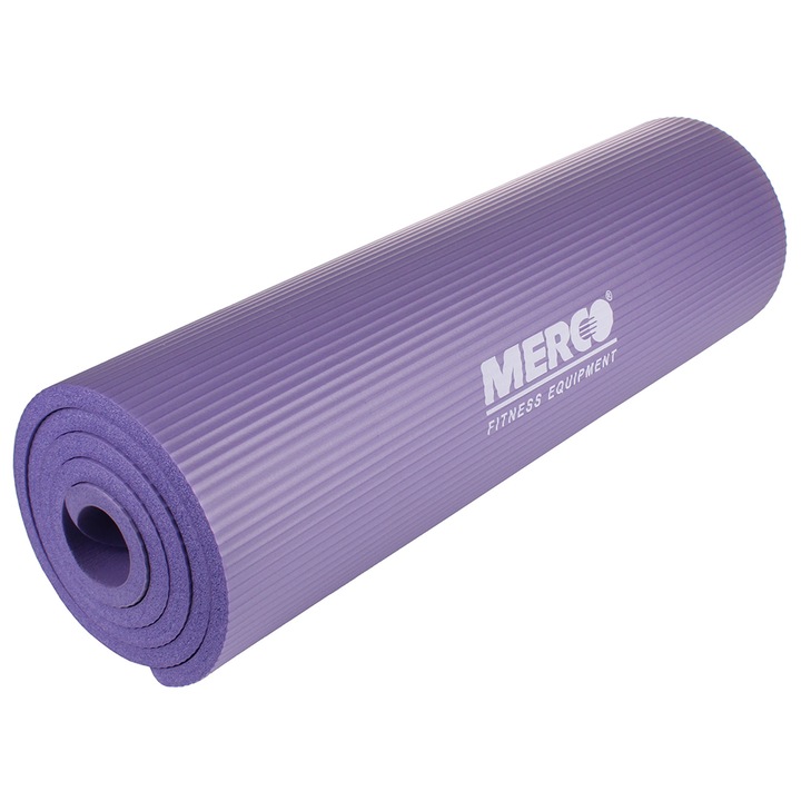 Saltea exercitii fizice Merco Yoga NBR 15, 183 x 61 x 1.5 cm, violet