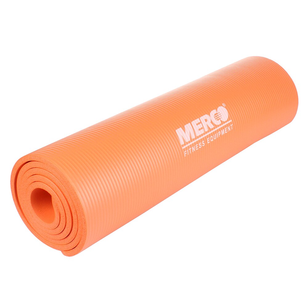 Saltea exercitii fizice Merco Yoga NBR 10, 183 x 61 x 1 cm, portocaliu
