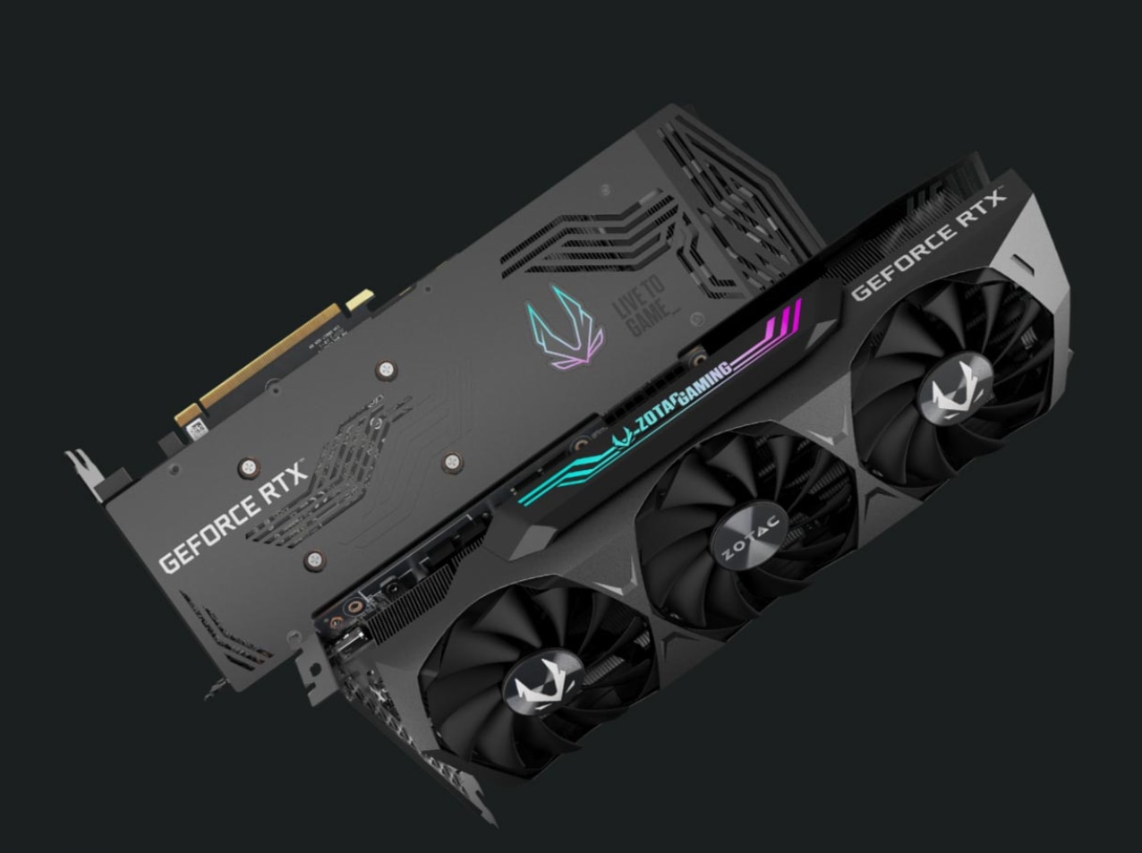 Placa video ZOTAC GAMING GeForce® RTX™ 3070 Ti Trinity, 8GB GDDR6X
