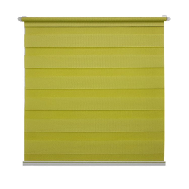 Jaluzea tip Rulou textil MAXI,Deko Design,Rolete Zebra Day & Night Luxury High Quality, 250x160cm,ZW23,culoare verde deschis,accesorii albe