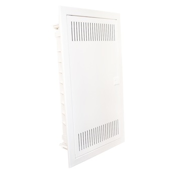 Cofret de distributie multimedia din metal, Montaj incastrat, Usa metalica, IP40, 1x 12(+2) Module PMF-C 36-1 Cofret de distributie multimedia din metal, Montaj incastrat, Usa metalica, IP40, 1x 12(+2) Module PMF-C 36-1